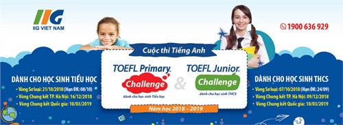 Cuộc thi tiếng Anh TOEFL PRIMARY CHALLENGE 2018 - 2019 chính thức được phát động tại Hà Nội
